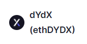 dYdX (ethDYDX)